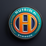 A visually striking logo design embodying brand identity through color, layout, and typography.