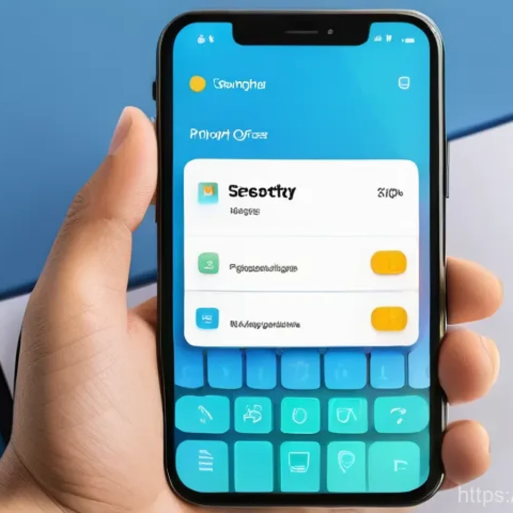 아이콘 디자인을 위한 도구 추천 - **Prompt 1: Modern App Interface with Consistent Branding Icons** A close-up of a user's hands g...